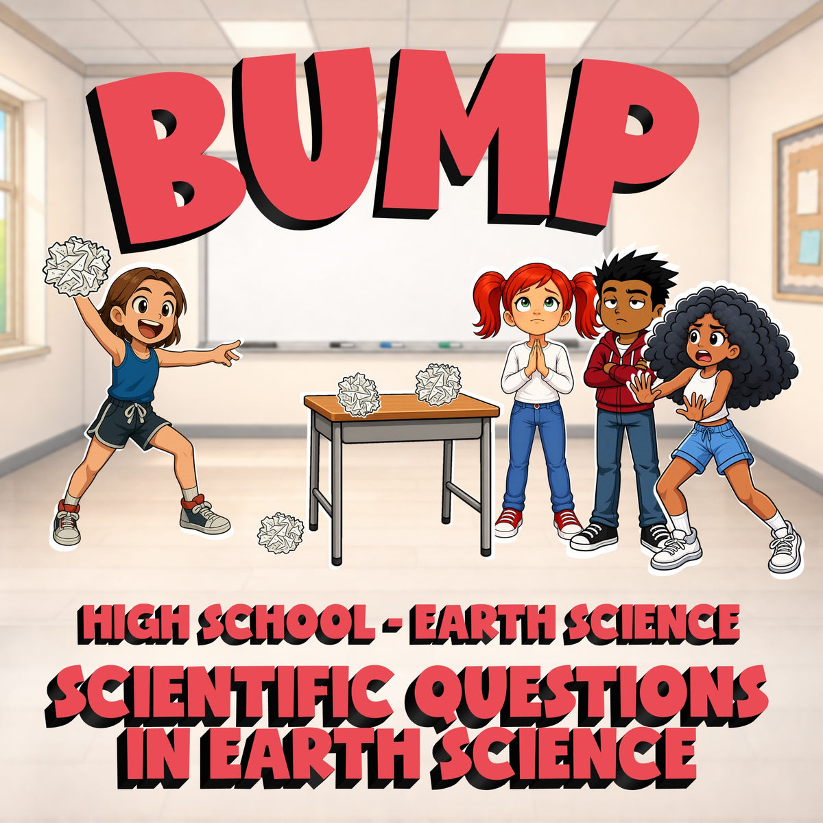 Scientific Questions in Earth Science BUMP Game - No Prep Earth Science Review