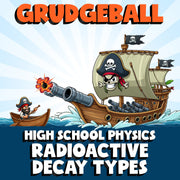 Radioactive Decay Types GRUDGEBALL Science Game - No Prep Physics Review