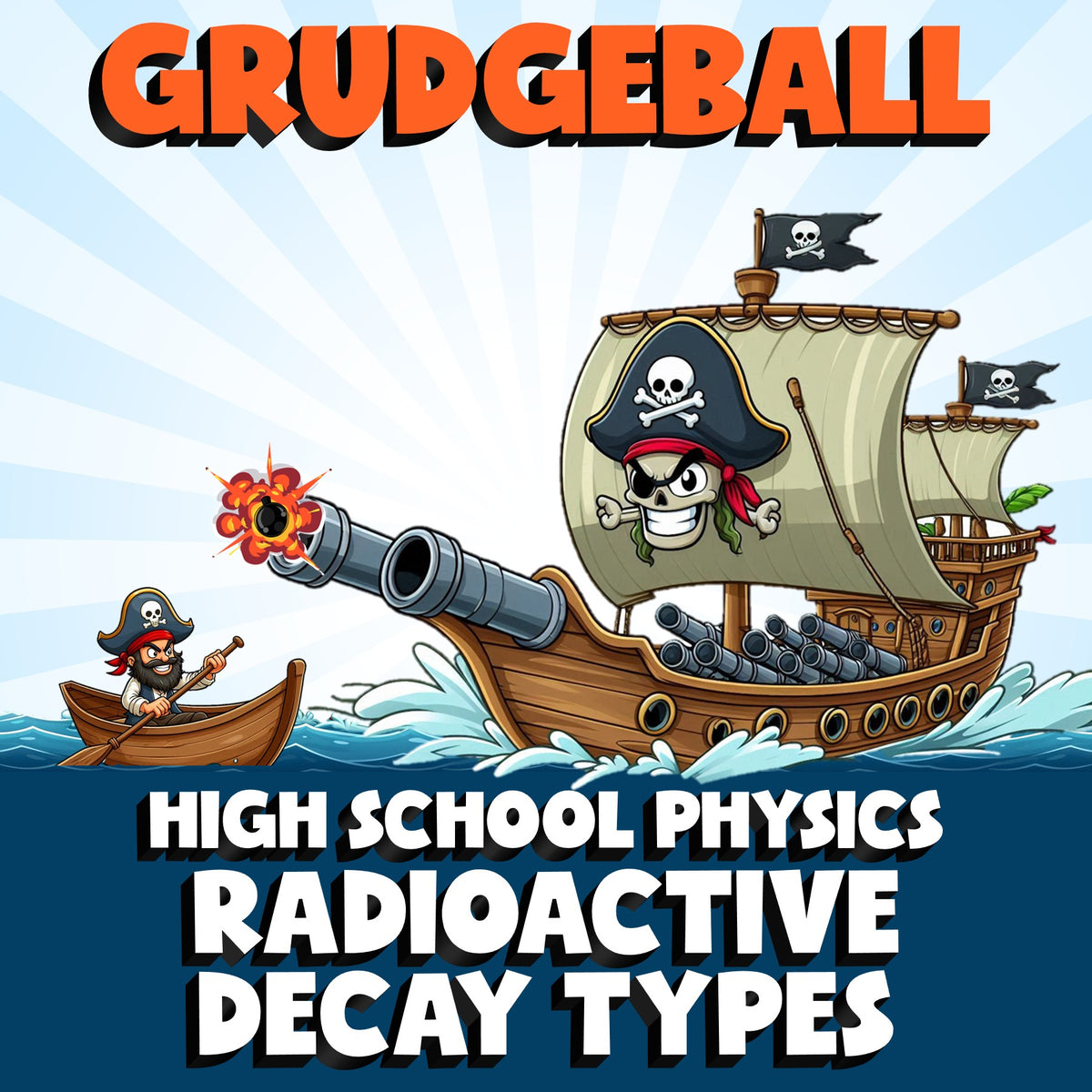 Radioactive Decay Types GRUDGEBALL Science Game - No Prep Physics Review