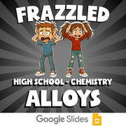 Alloys FRAZZLED Science Game - No Prep Chemistry Review Activity