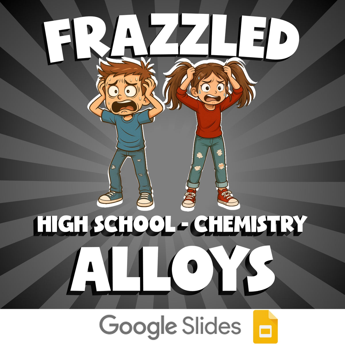 Alloys FRAZZLED Science Game - No Prep Chemistry Review Activity