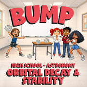 Orbital Decay & Stability BUMP Science Game - No Prep Astronomy Review Activity