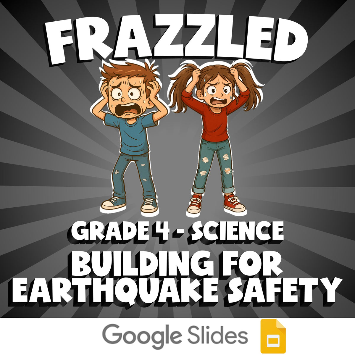 Building for Earthquake Safety FRAZZLED Science Game - No Prep Grade 4 Review