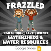 Watersheds & Water Resources FRAZZLED Game - No Prep Earth Science Review