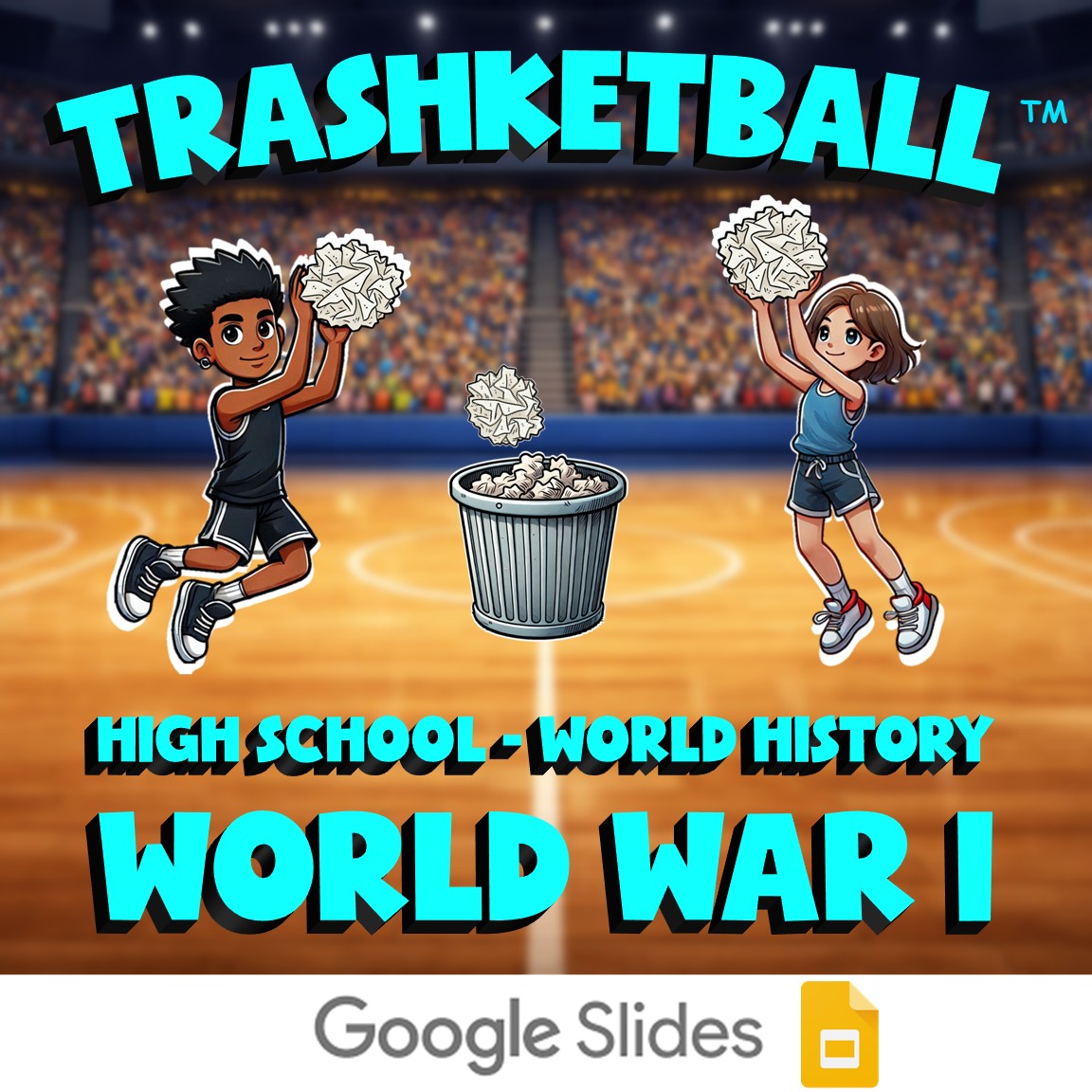 World War I TRASHKETBALL Game - No Prep World History Review Activity
