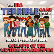 Collapse of the Western Roman Empire BIG TERRIBLE GAME - Grade 7 Socials Review