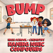 Naming ionic Compounds BUMP Science Game - No Prep Chemistry Review Activity