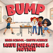 Wave Formation & Motion BUMP Game - No Prep Earth Science Review Activity