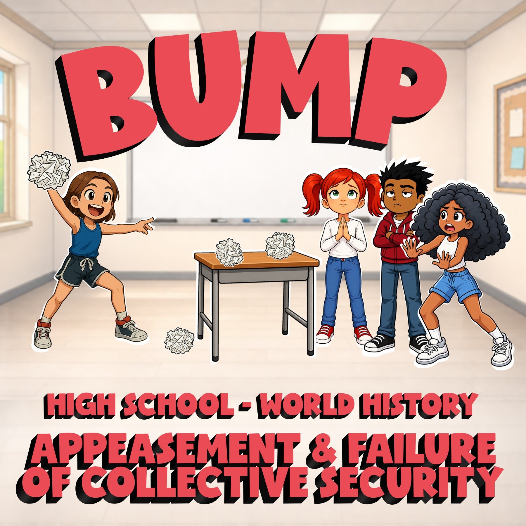 Appeasement & Failure of Collective Security BUMP Game - No Prep World History