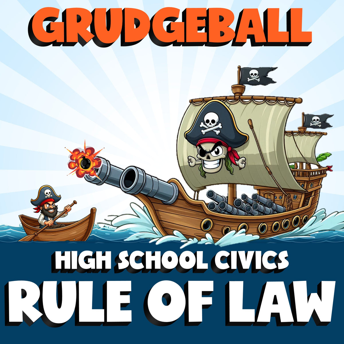 Rule of Law GRUDGEBALL Civics Game - No Prep Review Activity