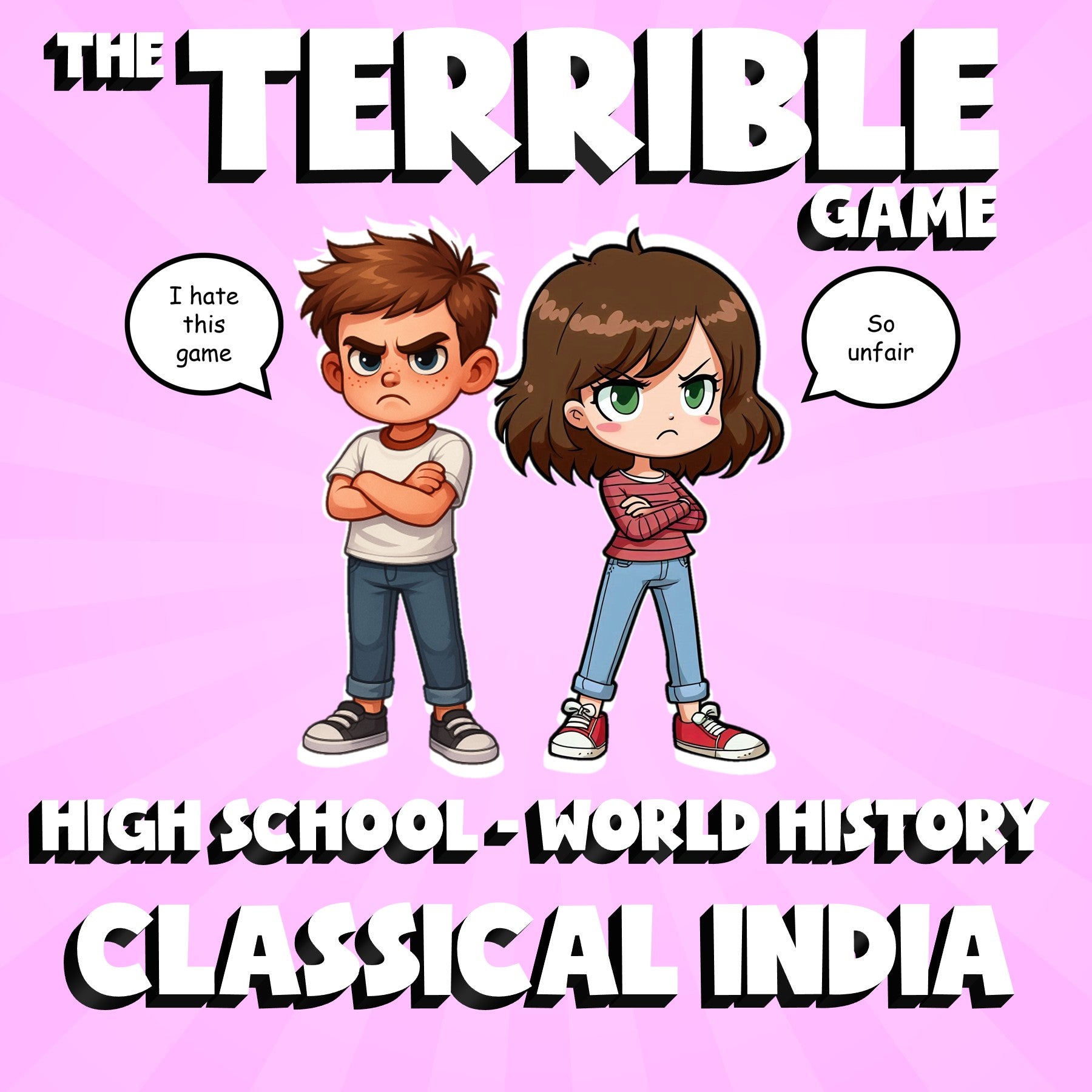 Classical India THE TERRIBLE GAME - No Prep World History Review Activity
