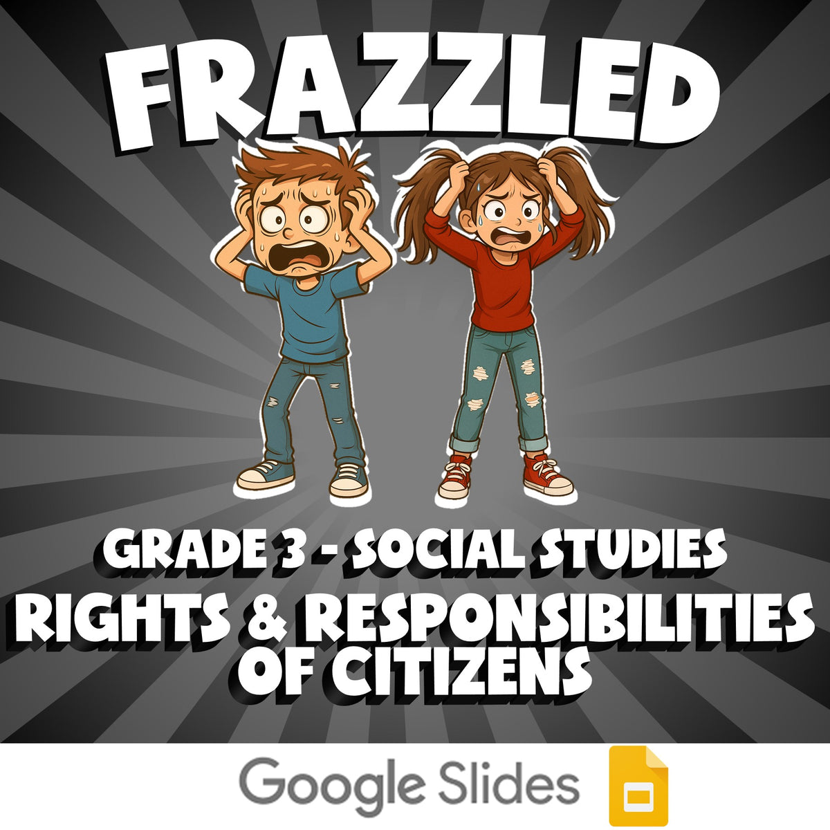 Rights & Responsibilities of Citizens FRAZZLED Socials Game - No Prep Grade 3