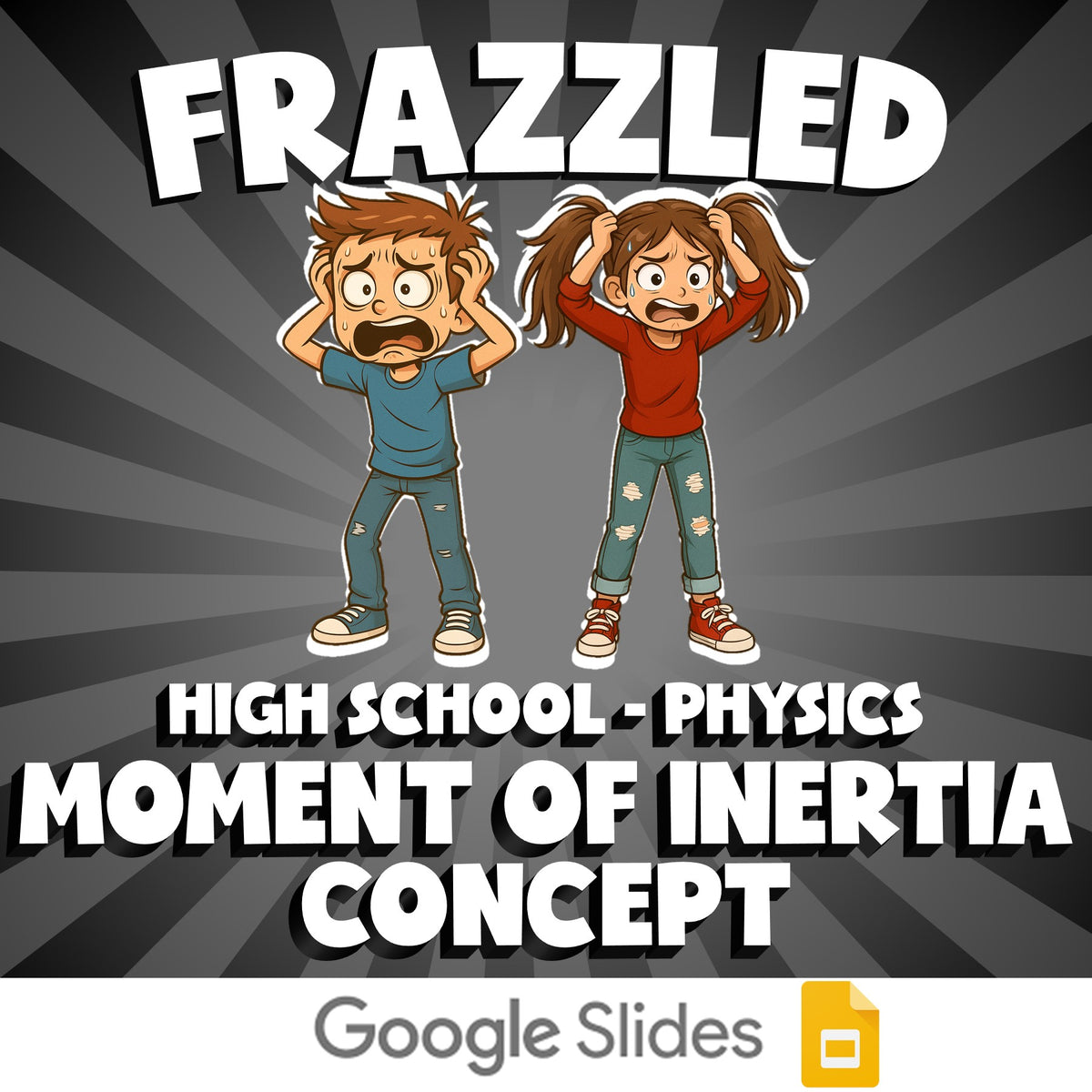 Moment of Inertia Concept FRAZZLED Science Game - No Prep Physics Review