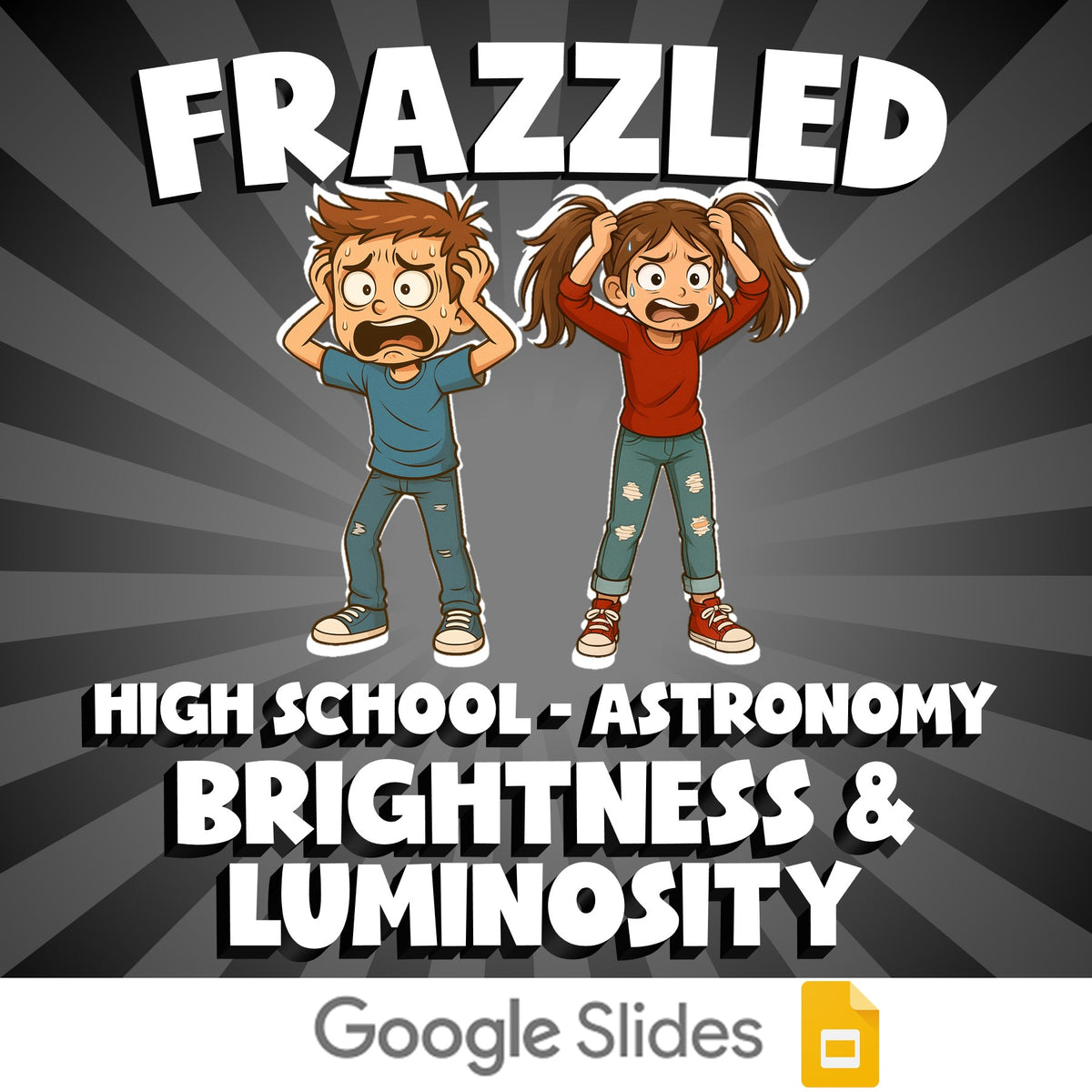 Brightness & Luminosity FRAZZLED Science Game - No Prep Astronomy Review