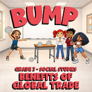 Benefits of Global Trade BUMP Socials Game - No Prep Grade 3 Review Activity