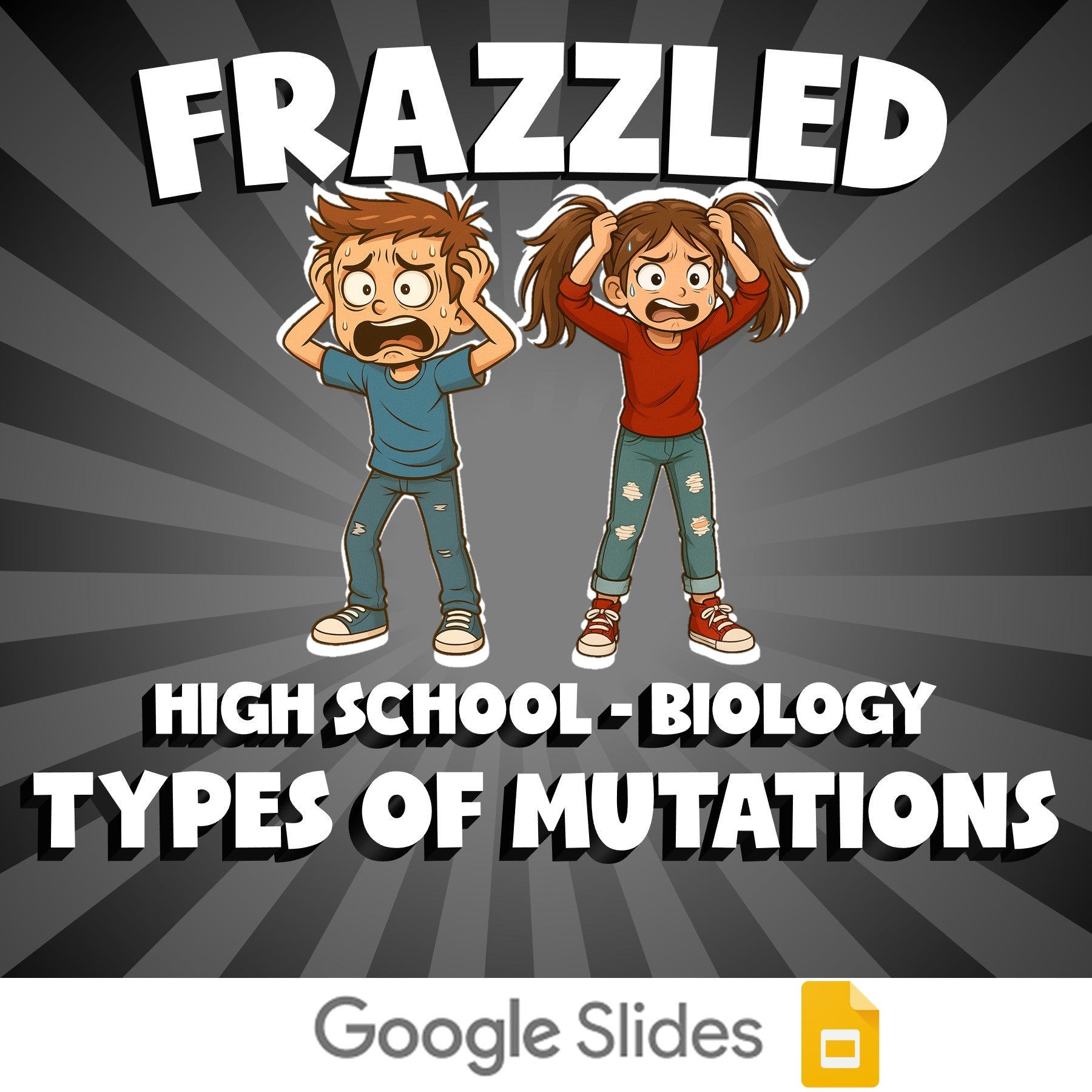 Types of Mutations FRAZZLED Science Game - No Prep Biology Review Activity