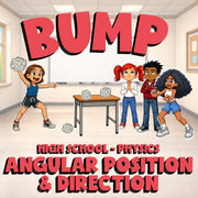 Angular Position & Direction BUMP Science Game - No Prep Physics Review Activity