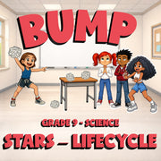 Stars – Lifecycle BUMP Science Game - No Prep Grade 9 Review Activity