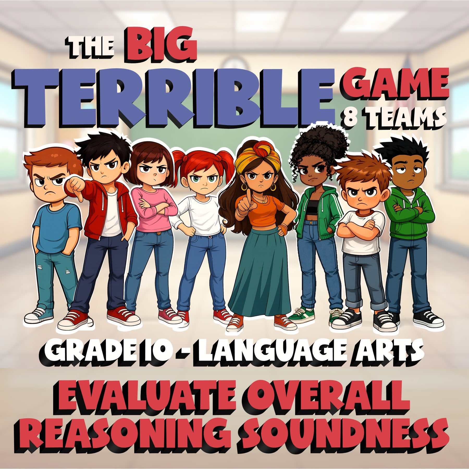 Evaluate Overall Reasoning Soundness BIG TERRIBLE GAME - Grade 10 ELA Review