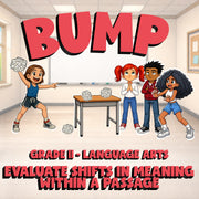 Evaluate Shifts in Meaning Within a Passage BUMP ELA Game - No Prep Grade 11
