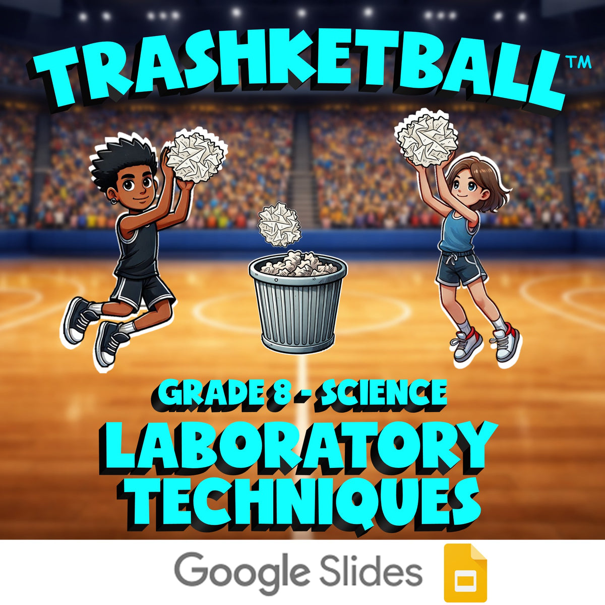 Laboratory Techniques TRASHKETBALL Science Game - No Prep Grade 8 Review