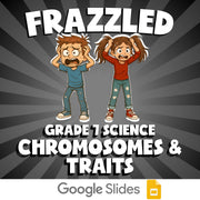 Chromosomes & Traits FRAZZLED Science Game - No Prep Grade 7 Review Activity