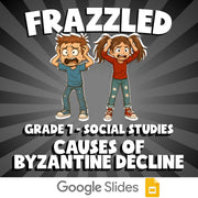 Causes of Byzantine Decline FRAZZLED Socials Game - No Prep Grade 7 Review