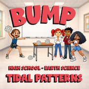 Tidal Patterns BUMP Game - No Prep Earth Science Review Activity