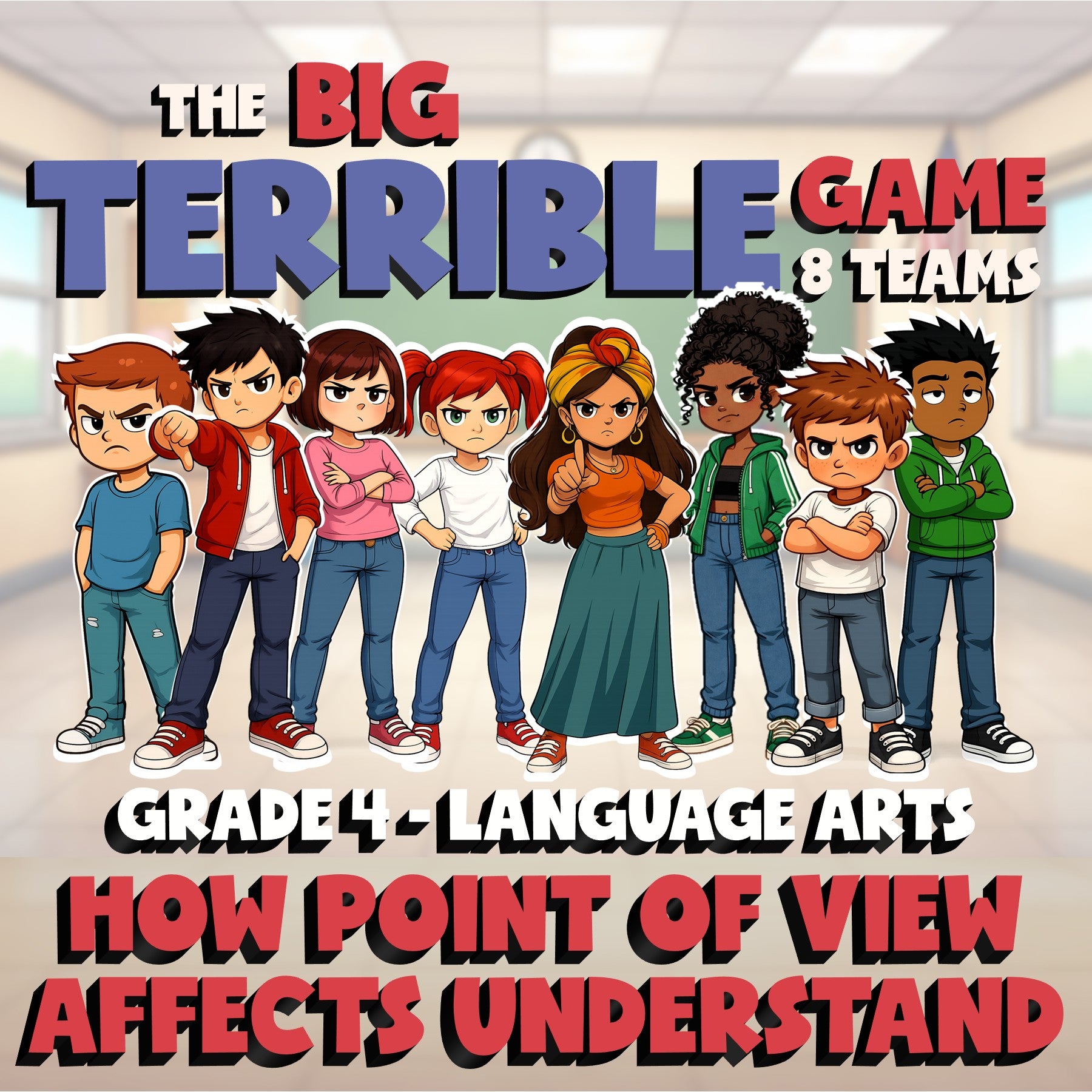 How Point of View Affects Understand BIG TERRIBLE GAME - Grade 4 ELA Review