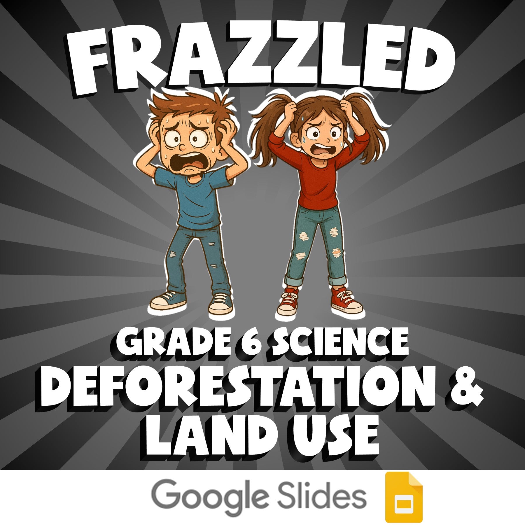 Deforestation & Land Use FRAZZLED Science Game - No Prep Grade 6 Review Activity