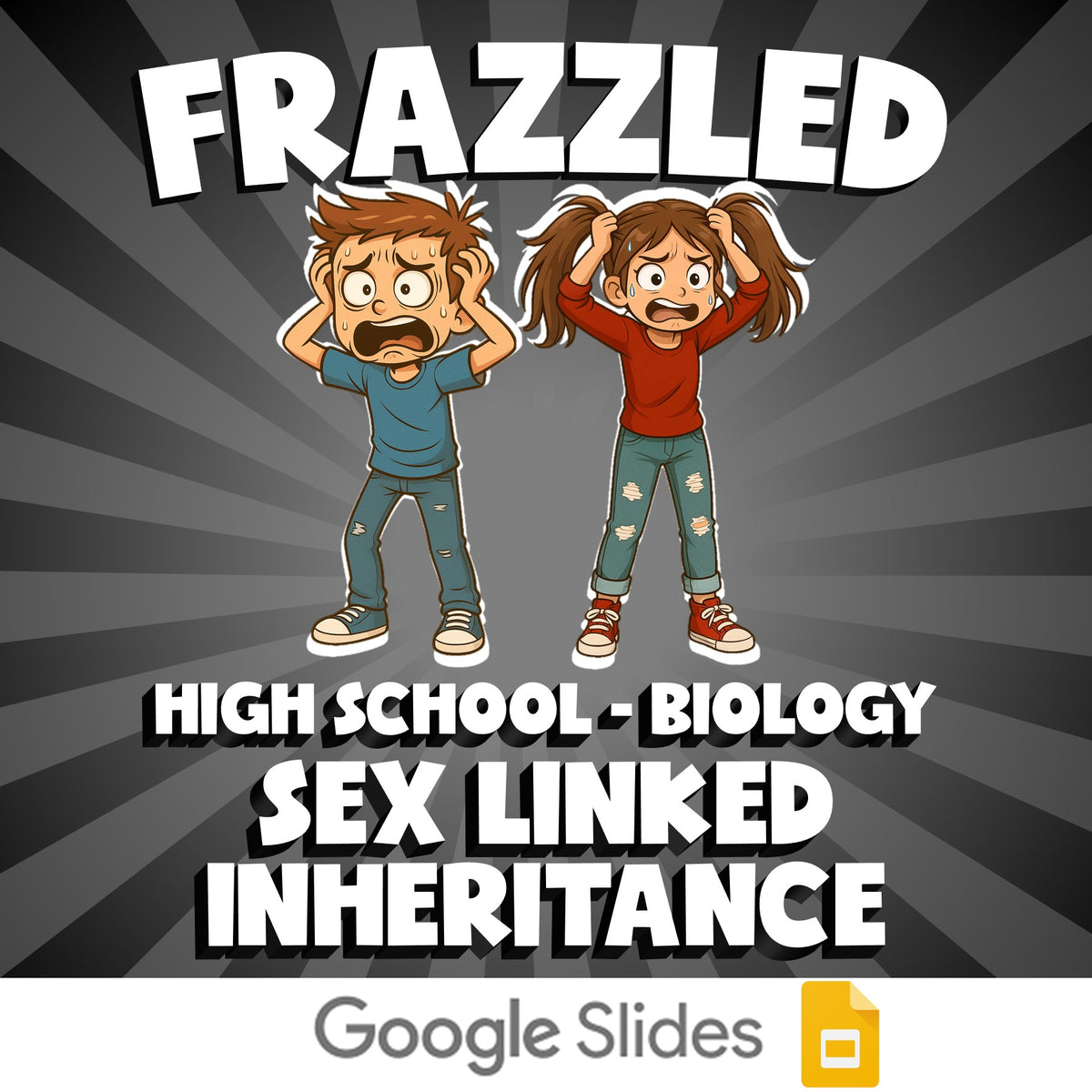Sex Linked Inheritance FRAZZLED Science Game - No Prep Biology Review Activity