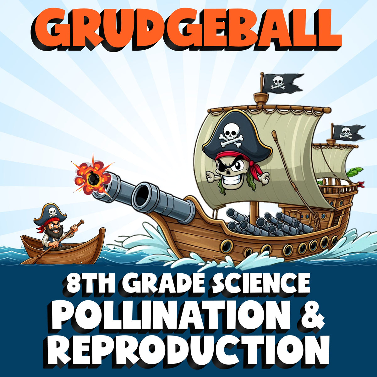 Pollination & Reproduction GRUDGEBALL Science Game - No Prep Grade 8 Review