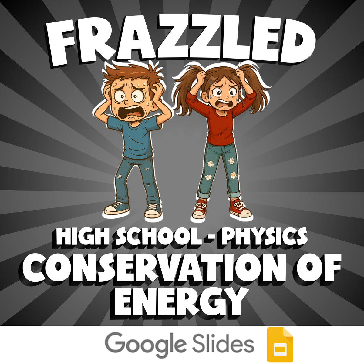 Conservation of Energy FRAZZLED Science Game - No Prep Physics Review Activity