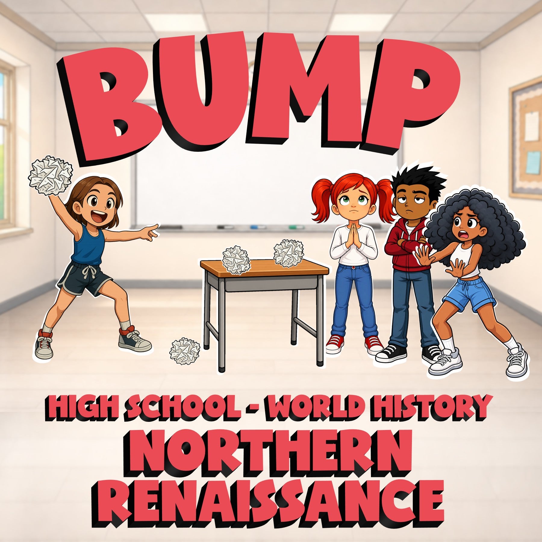 Northern Renaissance BUMP Game - No Prep World History Review Activity