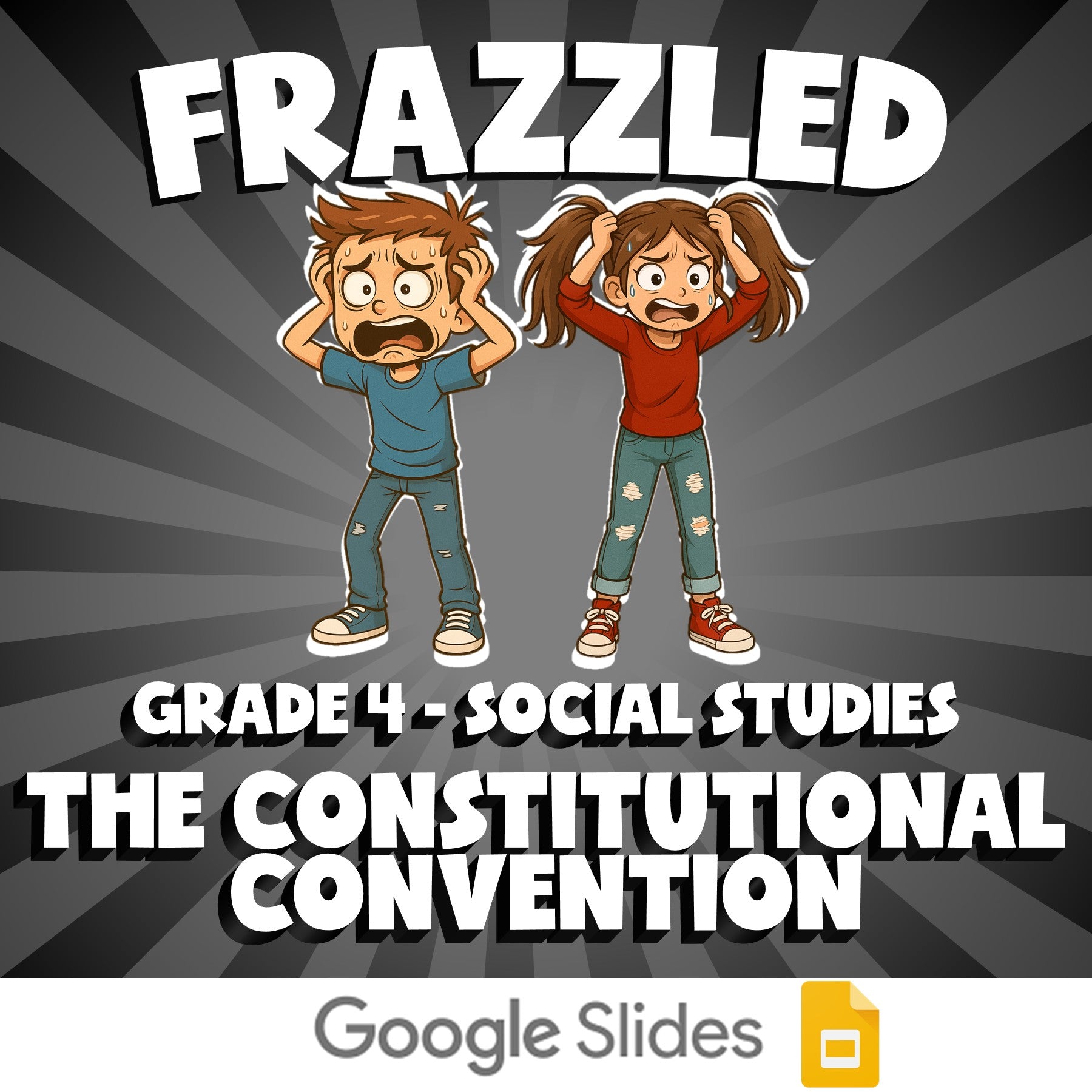 The Constitutional Convention FRAZZLED Socials Game - No Prep Grade 4 Review