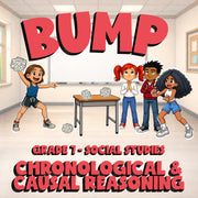 Chronological & Causal Reasoning BUMP Socials Game - No Prep Grade 7 Review