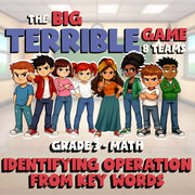 Identifying Operation from Key Words BIG TERRIBLE GAME - Grade 3 Math Review