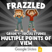 Multiple Points of View FRAZZLED Socials Game - No Prep Grade 4 Review Activity