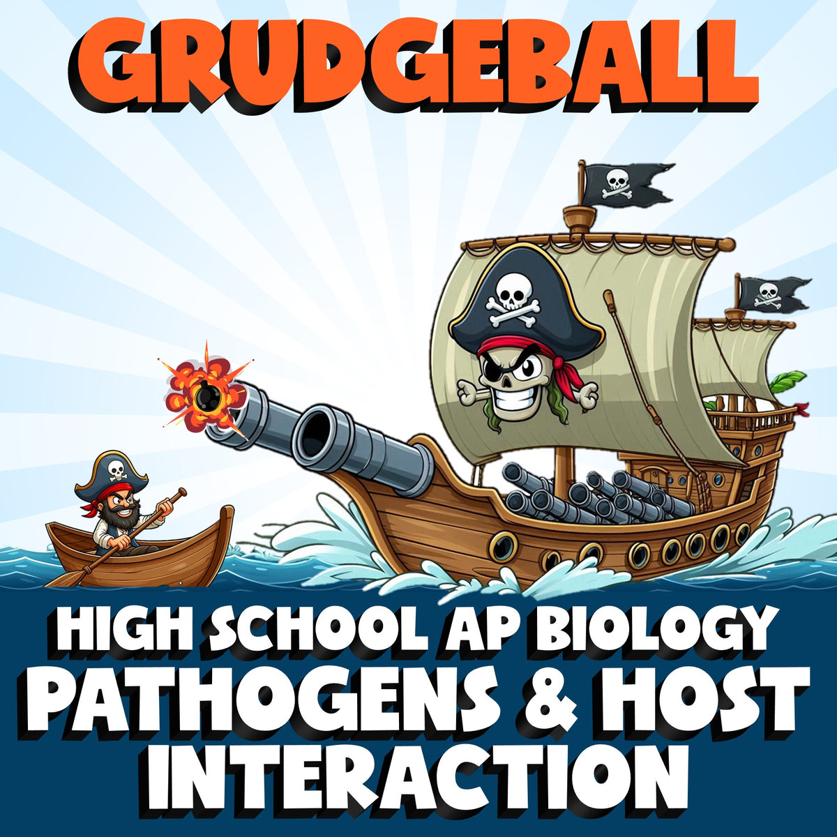 Pathogens & Host Interaction GRUDGEBALL Science Game - No Prep AP Biology Review