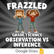 Observation vs Inference FRAZZLED Science Game - No Prep Grade 7 Review Activity
