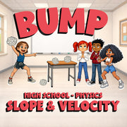 Slope & Velocity BUMP Science Game - No Prep Physics Review Activity