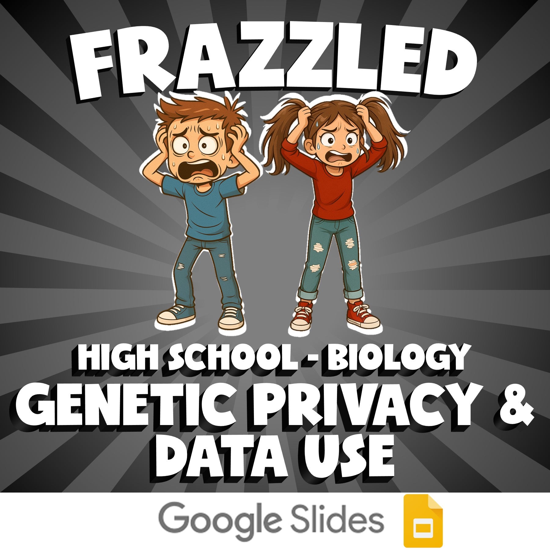 Genetic Privacy & Data Use FRAZZLED Science Game - No Prep Biology Review