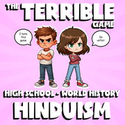 Hinduism THE TERRIBLE GAME - No Prep World History Review Activity