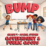 Government & Public Goods BUMP Socials Game - No Prep Grade 4 Review Activity