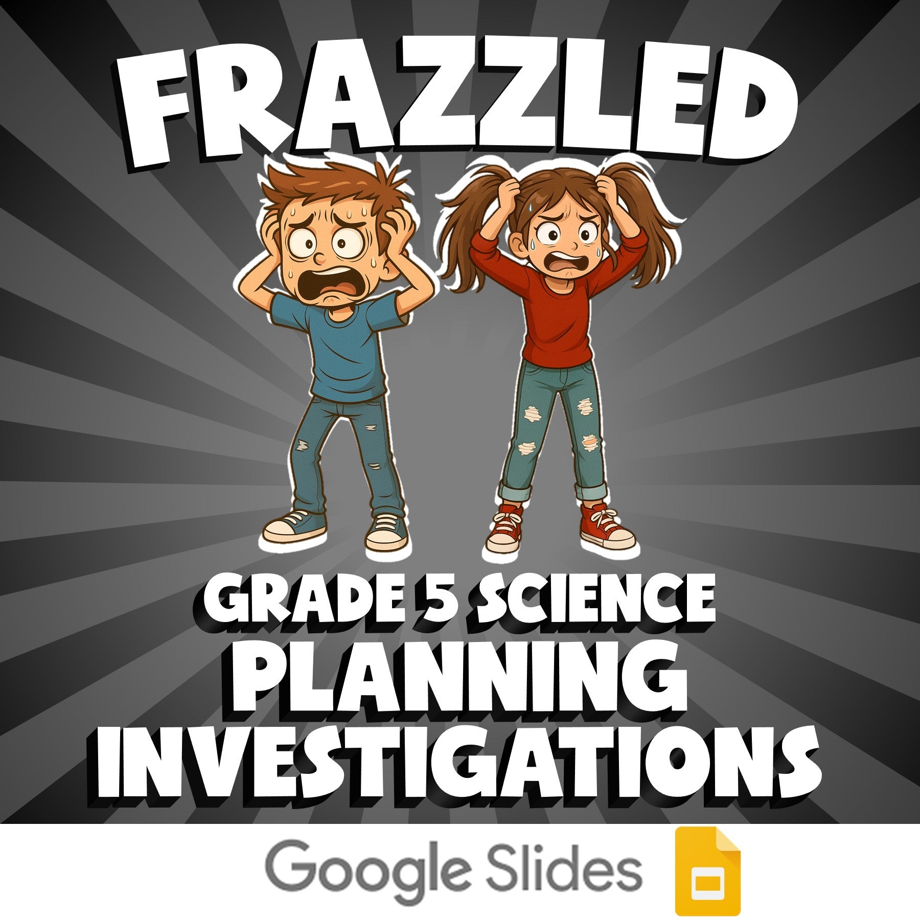 Planning Investigations FRAZZLED Science Game - No Prep Grade 5 Review Activity