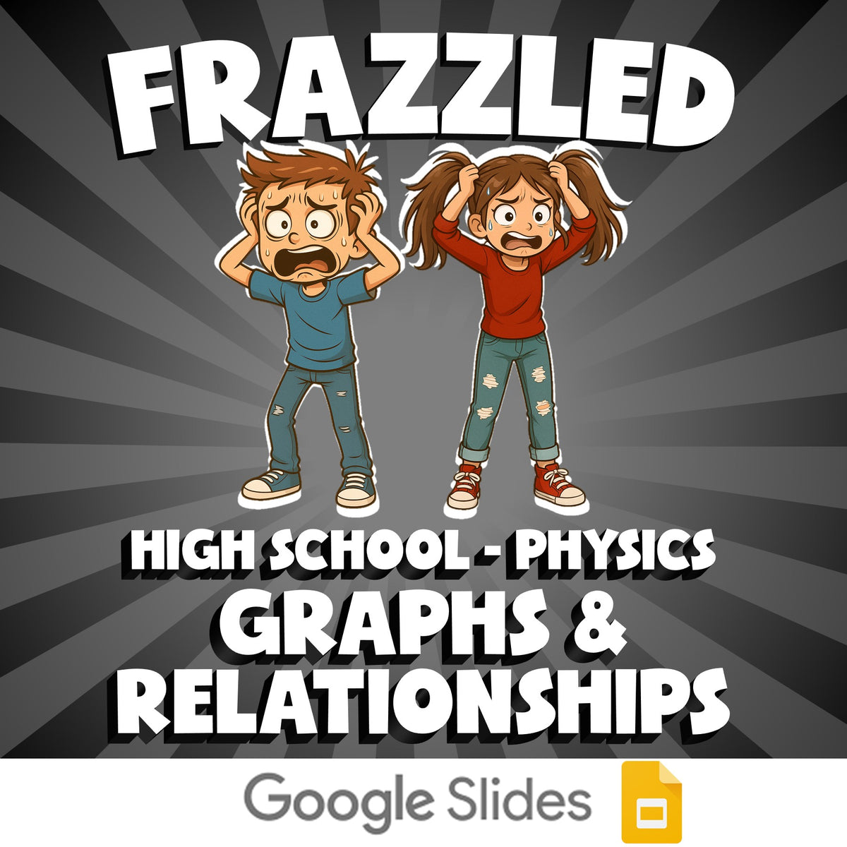 Graphs & Relationships FRAZZLED Science Game - No Prep Physics Review Activity