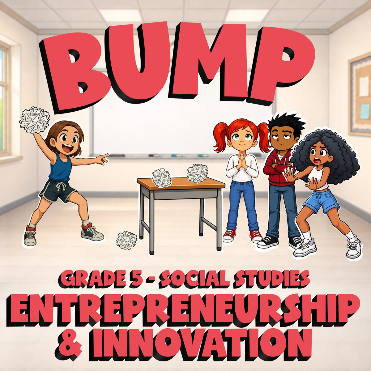 Entrepreneurship & Innovation BUMP Socials Game - No Prep Grade 5 Review