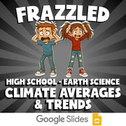 Climate Averages & Trends FRAZZLED Game - No Prep Earth Science Review Activity