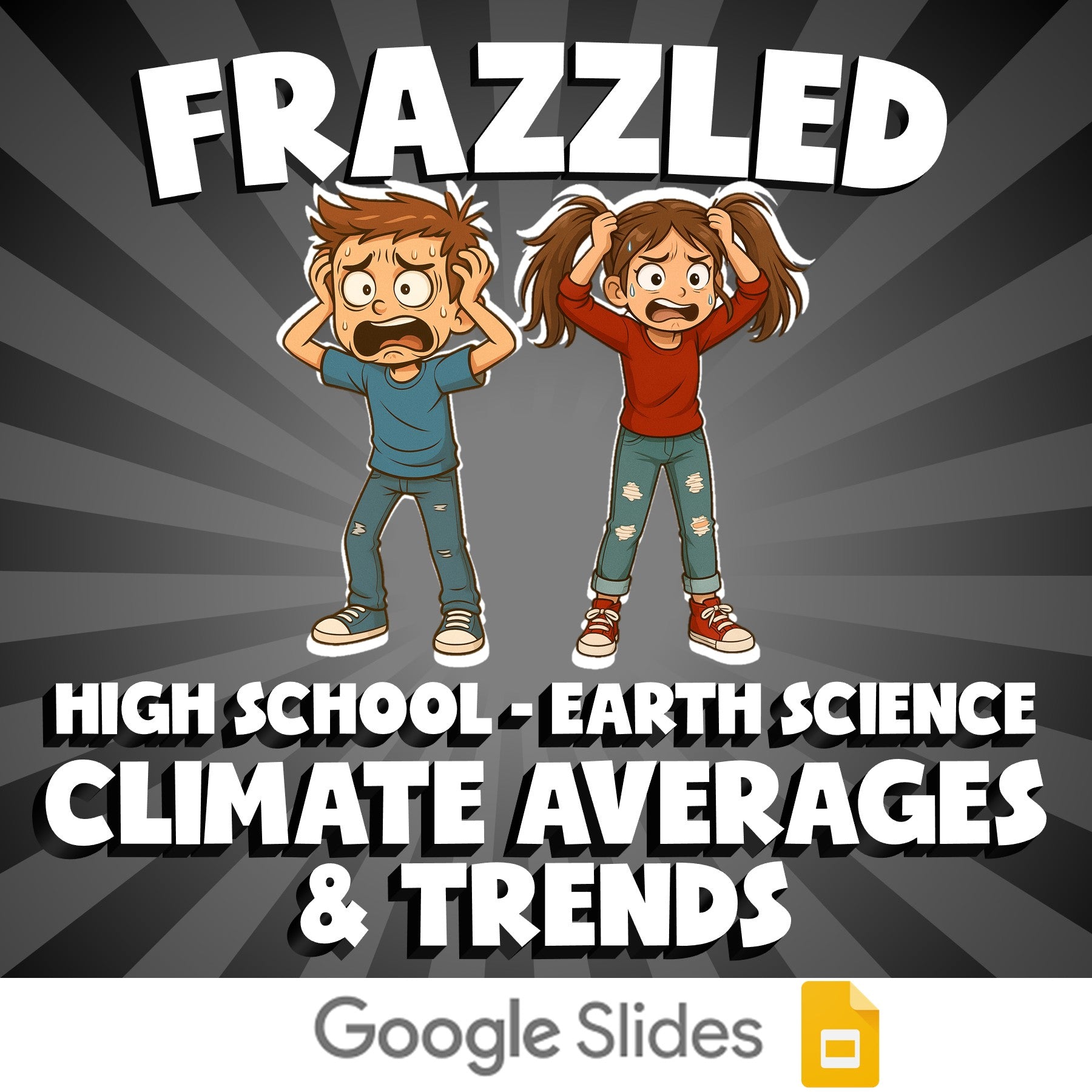 Climate Averages & Trends FRAZZLED Game - No Prep Earth Science Review Activity