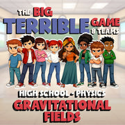 Gravitational Fields BIG TERRIBLE GAME - No Prep Physics Science Review Activity